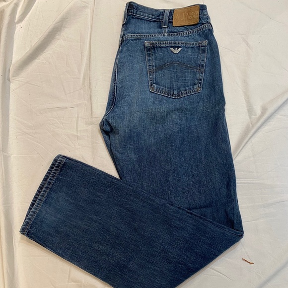 ARMANI JEANS Mens Blue Jeans Sz 36 - Picture 1 of 10